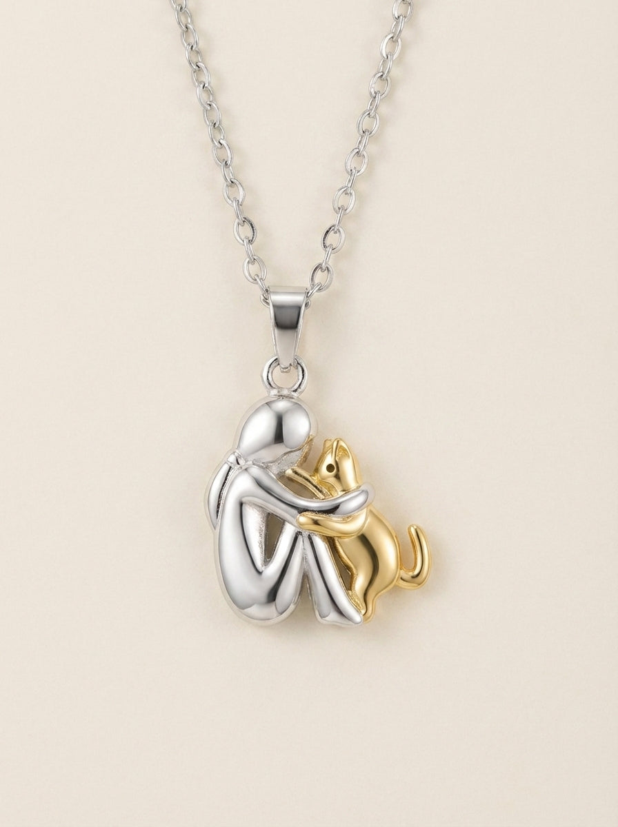 Agathe – Collier silhouette de chat