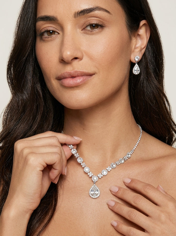 Valentine – Parure de bijoux en cristal