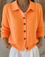 Gilet Lucie Paris Montparnasse, coloris orange