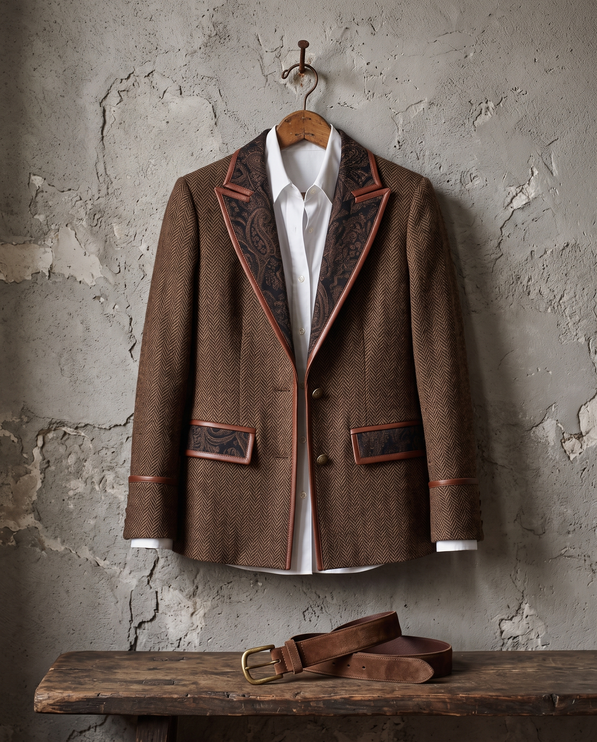 Veste Héritage sur cintre
