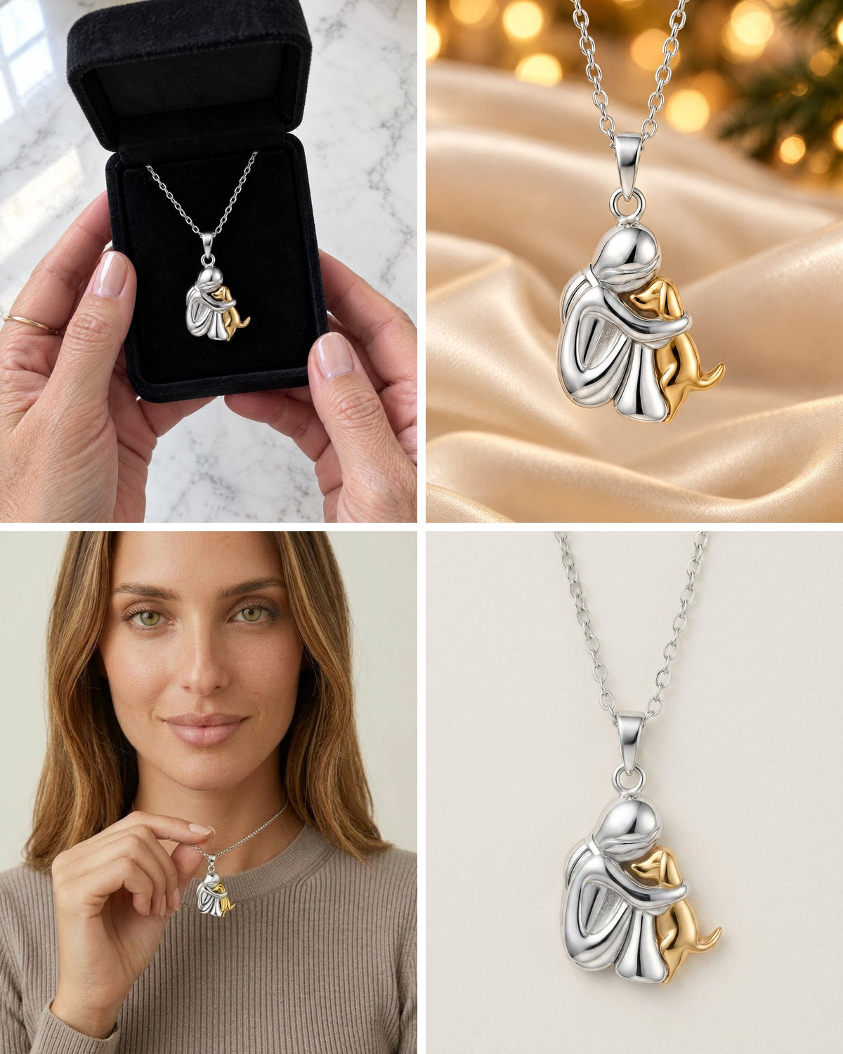 Collier L'Étreinte, un cadeau qui touche le cœur