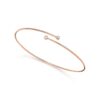 Diamond Hoop Single-row Bangle